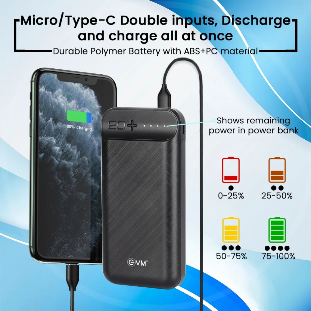 EVM Power Bank 20000 mAh EnCharge+ (P0203) view 4